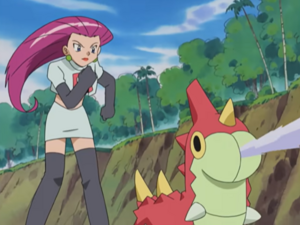 Wurmple usando disparo demora.