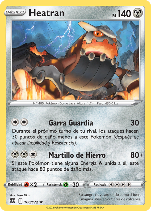 Heatran (Astros Brillantes TCG) - WikiDex, la enciclopedia Pokémon