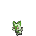 Icono de Sprigatito en Pokémon Escarlata y Púrpura