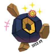 Pegatina Roggenrola CD GO.png