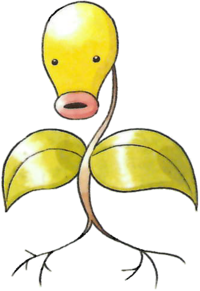 Bellsprout en Pokémon Rojo y Verde.