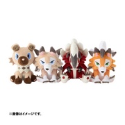 Rockruff y Lycanroc con todas sus formas