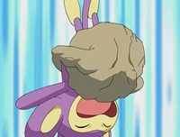 Geodude de Roark/Roco usando Movimiento Sísmico.