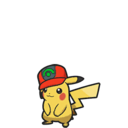 Icono del Pikachu con gorra Hoenn en Pokémon Escarlata y Púrpura