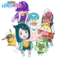 Ilustración de Horizontes Pokémon.