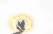 Minccino de Bianca/Bel recibiendo el impacto de cambiavoltaje/voltiocambio lo que produce...