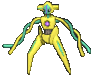 Imagen de Deoxys variocolor en Pokémon X, Pokémon Y, Pokémon Rubí Omega, Pokémon Zafiro Alfa, Pokémon Sol, Pokémon Luna, Pokémon Ultrasol y Pokémon Ultraluna
