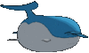 Imagen posterior de Wailord en Pokémon X, Pokémon Y, Pokémon Rubí Omega, Pokémon Zafiro Alfa, Pokémon Sol, Pokémon Luna, Pokémon Ultrasol y Pokémon Ultraluna
