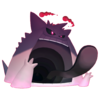 Imagen de Gengar Gigamax variocolor en Pokémon HOME