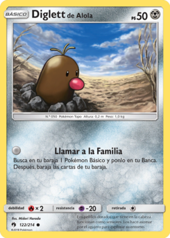 Carta de Diglett de Alola