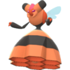 Imagen de Vespiquen variocolor en Pokémon Diamante Brillante y Pokémon Perla Reluciente