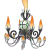 Imagen de Mega-Chandelure variocolor en Leyendas Pokémon: Z-A