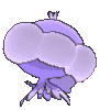 Imagen posterior de Jellicent variocolor hembra en Pokémon X, Pokémon Y, Pokémon Rubí Omega, Pokémon Zafiro Alfa, Pokémon Sol, Pokémon Luna, Pokémon Ultrasol y Pokémon Ultraluna
