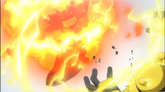 Incineroar usando corpulencia.