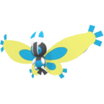 Imagen de Mothim variocolor en Pokémon Diamante Brillante y Pokémon Perla Reluciente