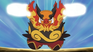 Emboar usando Machada.