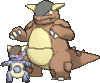 Imagen de Mega-Kangaskhan en Pokémon X, Pokémon Y, Pokémon Rubí Omega, Pokémon Zafiro Alfa, Pokémon Sol, Pokémon Luna, Pokémon Ultrasol y Pokémon Ultraluna
