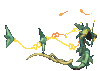 Imagen posterior de Mega-Rayquaza en Pokémon Rubí Omega, Pokémon Zafiro Alfa, Pokémon Sol, Pokémon Luna, Pokémon Ultrasol y Pokémon Ultraluna