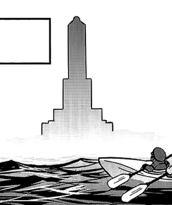 Torre Unión en el manga Black 2 & White 2 chapter.