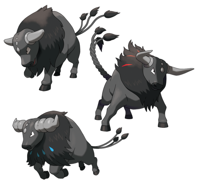 Tauros de Paldea, Pokémon