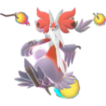 Imagen de Mega-Delphox variocolor en Leyendas Pokémon: Z-A