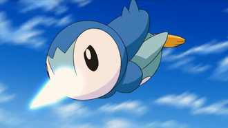Piplup usando picotazo.