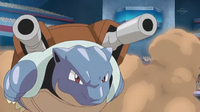 Blastoise usando cabezazo.