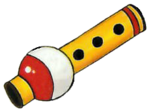Ilustración de la Poké flauta