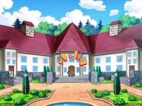 Viejo Chateau/Vieja Mansión en el anime.