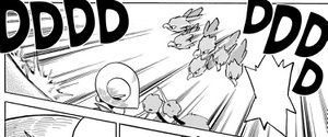 Fearow del profesor Oak usando Ataque Furia.