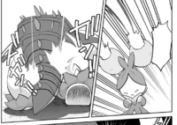 Dolliv de Violet usando bomba germen.