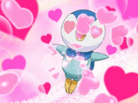 ...Piplup de Dawn/Maya recibiendo Dulce Beso/Beso Dulce...