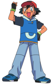 Ash en la serie Rubí y Zafiro (Hoenn).