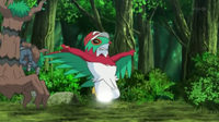 Hawlucha usando patada salto alta.