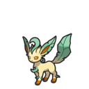 Icono de Leafeon en Pokémon Diamante Brillante y Perla Reluciente