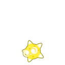 Icono de Minior núcleo amarillo en Pokémon Escarlata y Púrpura