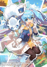 Diseño Hatsune Miku en SNOW MIKU.