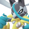 Icono de Mega-Lucario Z en Leyendas Pokémon: Z-A