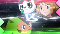 Quilladin vs Serena y Pancham.