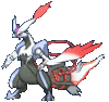 Imagen de Kyurem blanco activo variocolor en Pokémon X, Pokémon Y, Pokémon Rubí Omega, Pokémon Zafiro Alfa, Pokémon Sol, Pokémon Luna, Pokémon Ultrasol y Pokémon Ultraluna