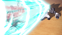 Melmetal de Ash usando cañón destello/foco resplandor.
