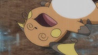 Raichu debilitado.