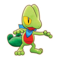 Treecko en Pokémon Mundo misterioso: equipo de rescate DX.