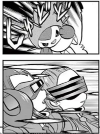Chespin usando pin misil.
