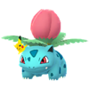Ivysaur con gorro de Pikachu