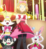 EP912 Serena, Braixen, Pancham y Sylveon.png