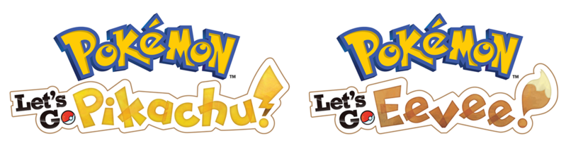 Archivo:Logo Pokémon Let's Go Pikachu y Pokémon Let's Go Eevee.png