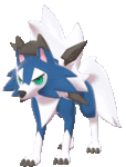 Imagen de Lycanroc crepuscular variocolor en Pokémon Espada y Pokémon Escudo