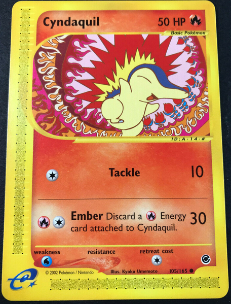 Archivo:Cyndaquil (Expedition Base Set 105 TCG).png
