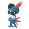 Sneasel con disfraz de la Semana de la Moda